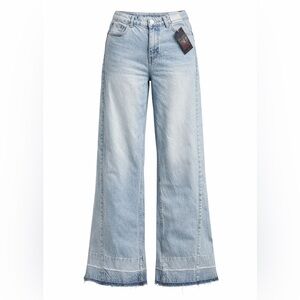 Indigo Rein Light Blue Wide-Leg Jeans